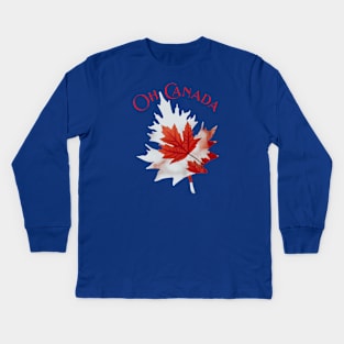 Oh Canada Kids Long Sleeve T-Shirt